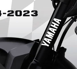Yamaha fork stickers