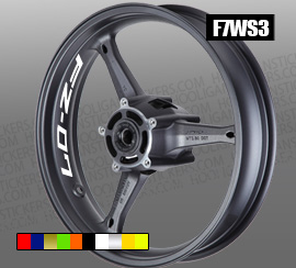 Yamaha fz07 wheel stickers