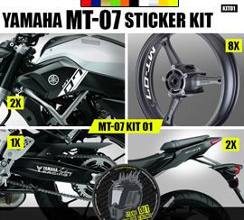 Yamaha fz07 decals packages